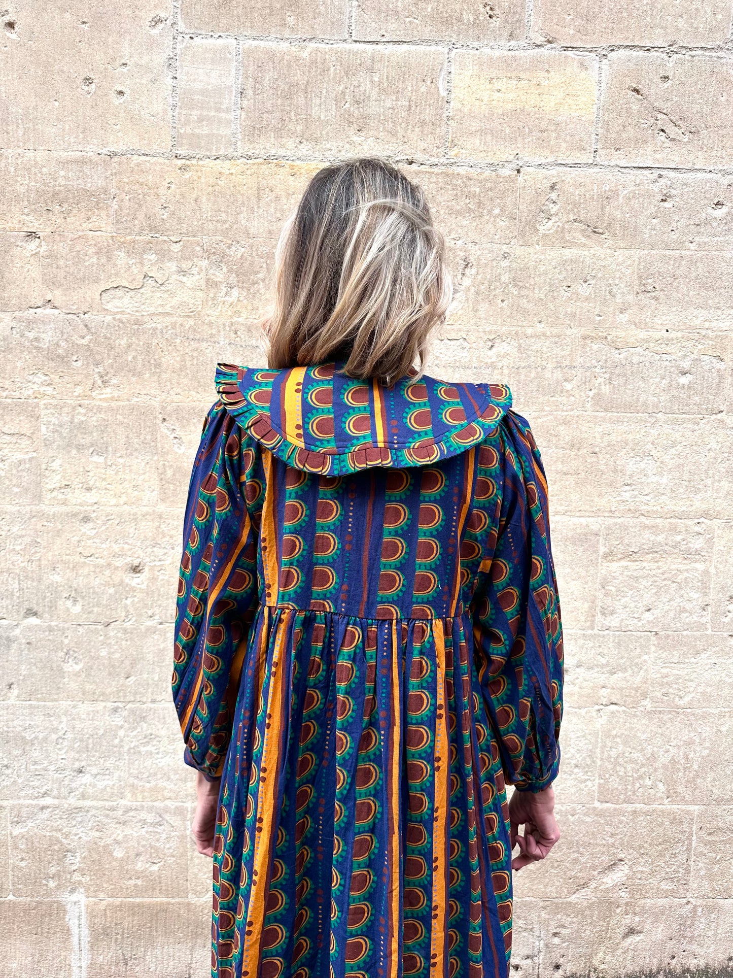 Reversible Heidi Collar in 'Golden Bead'