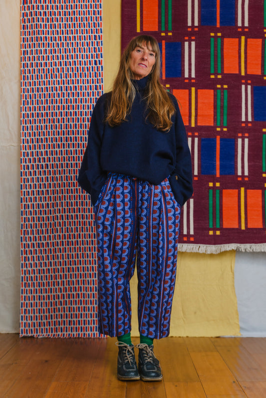 Anko Trousers in 'Burgundy Bead'