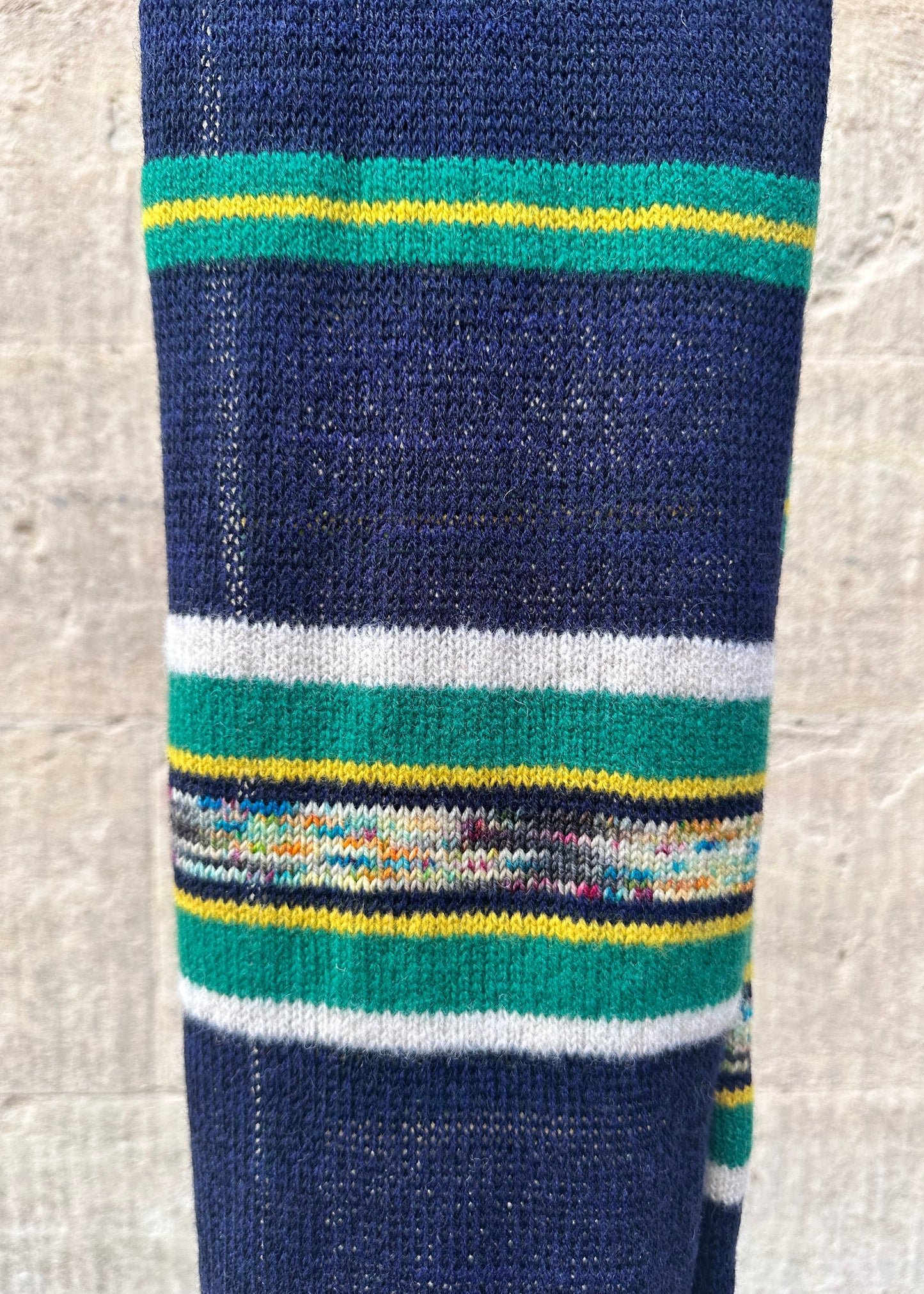 Set Lambswool Scarf: 'Multi Colour Chess'