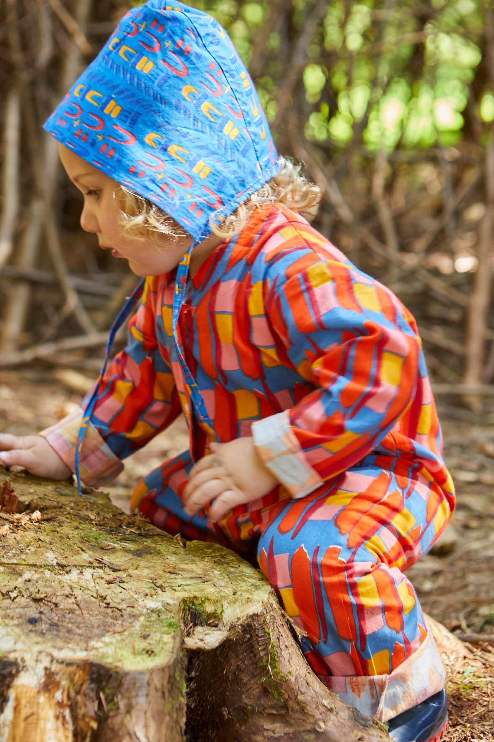 Kid's Playsuit in 'Battenburg'