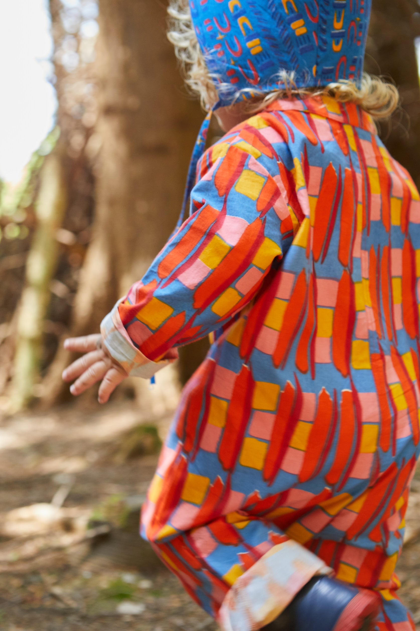 Kid's Playsuit in 'Battenburg' 0-6yrs