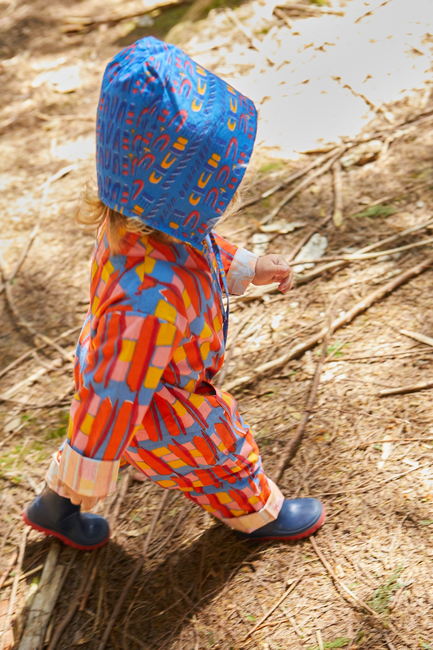 Kid's Playsuit in 'Battenburg' 0-6yrs
