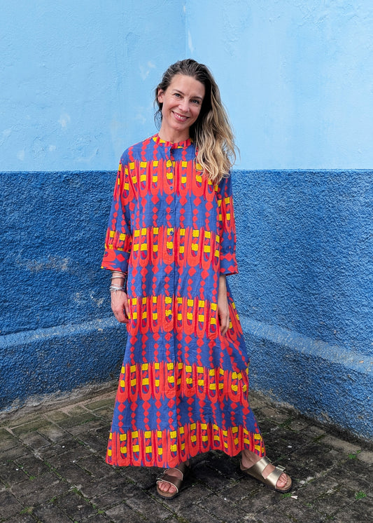 Beachy Gown in 'Waterfall'