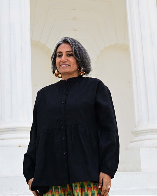 Pre-Order: Betty Blouse in 'Black'