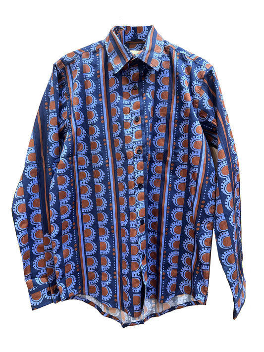 Robbie Shirt in 'Burgundy Bead'