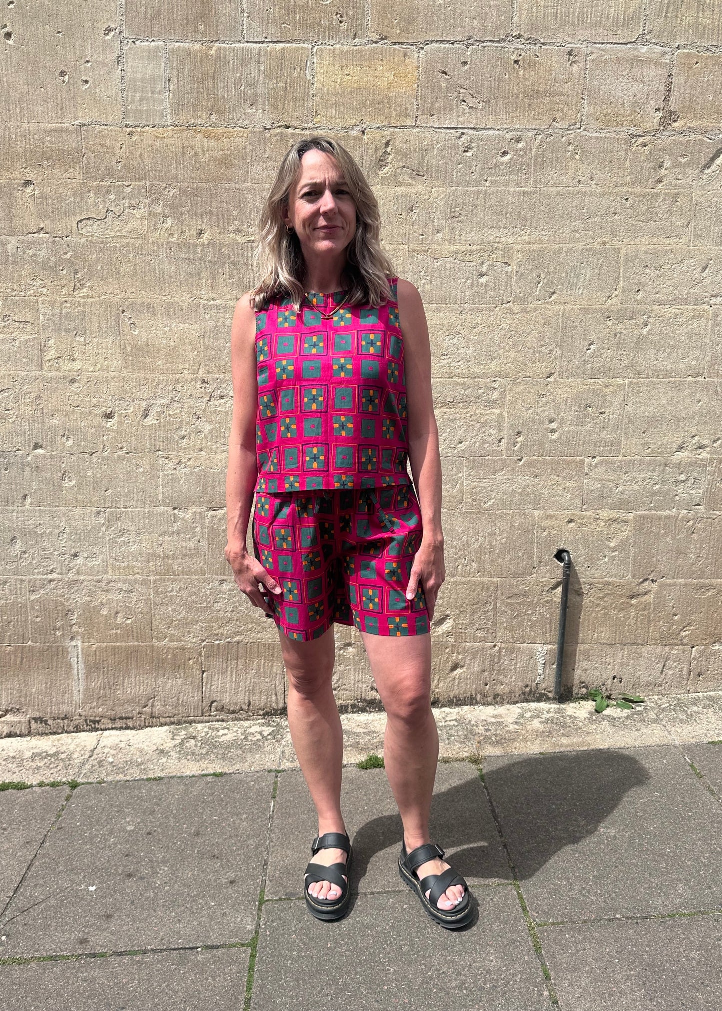 Bex Vest 'Splash of Orange'