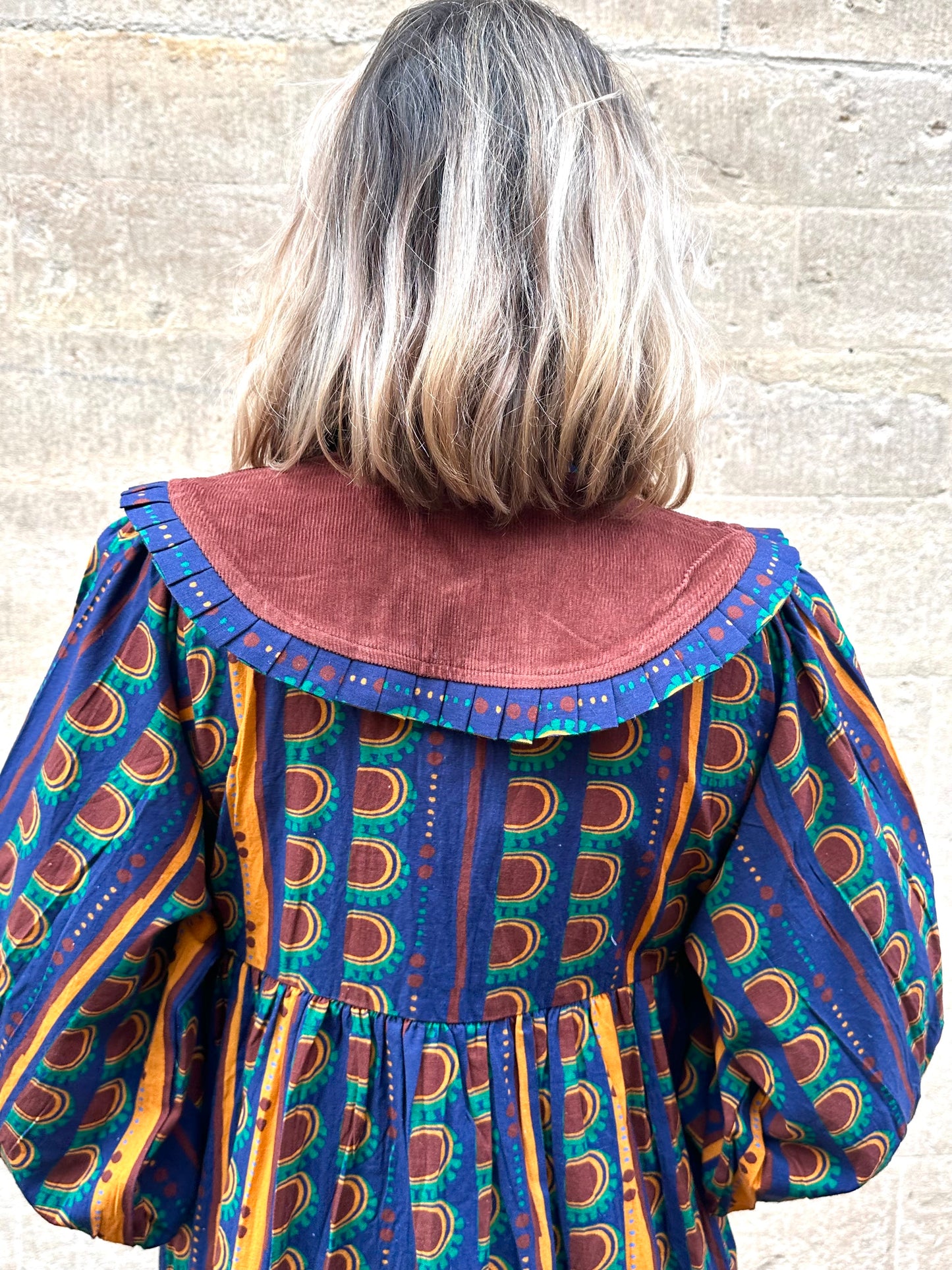 Reversible Heidi Collar in 'Golden Bead'