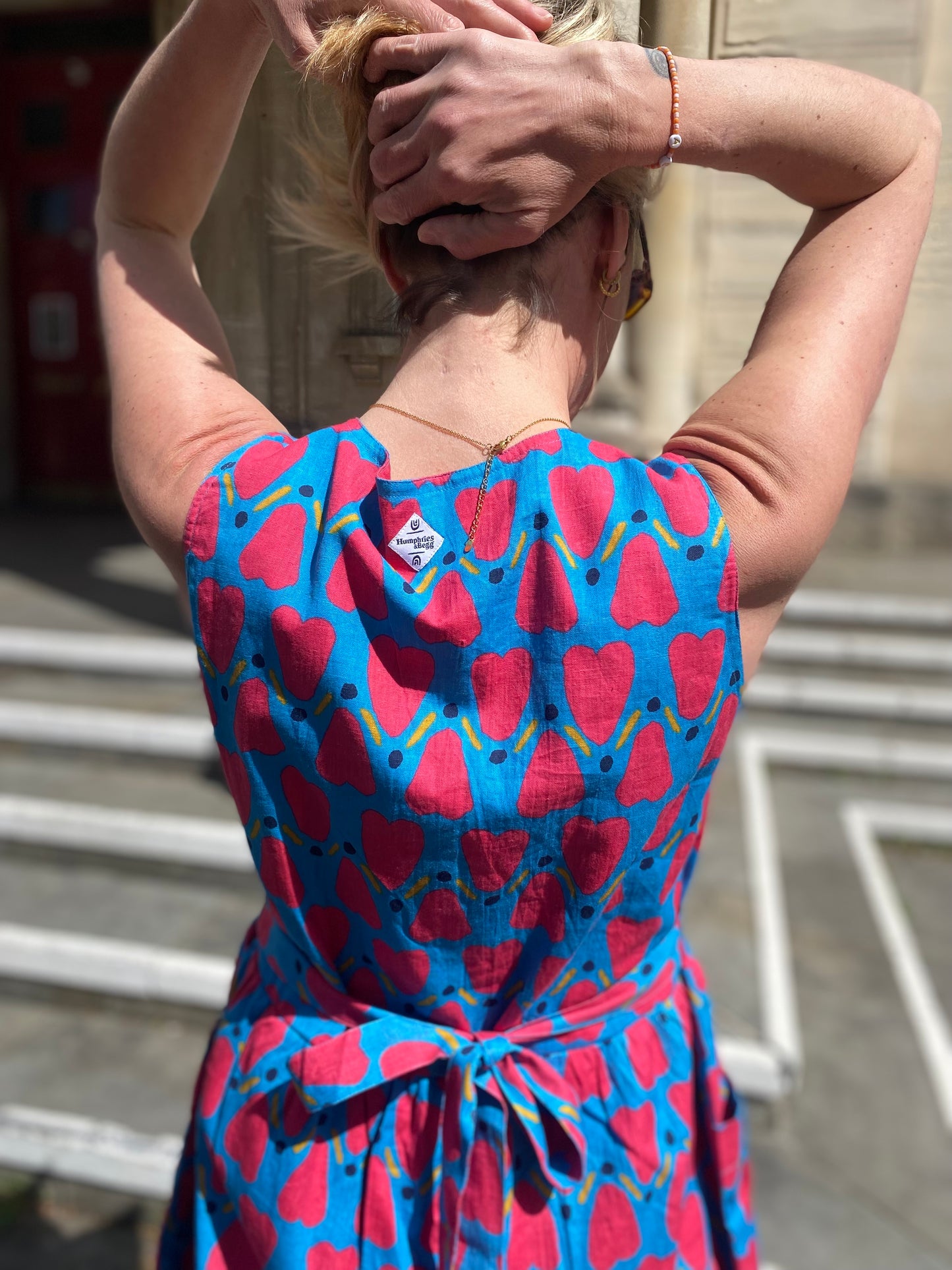 Andy Dungarees in 'Blue Honey Heart'