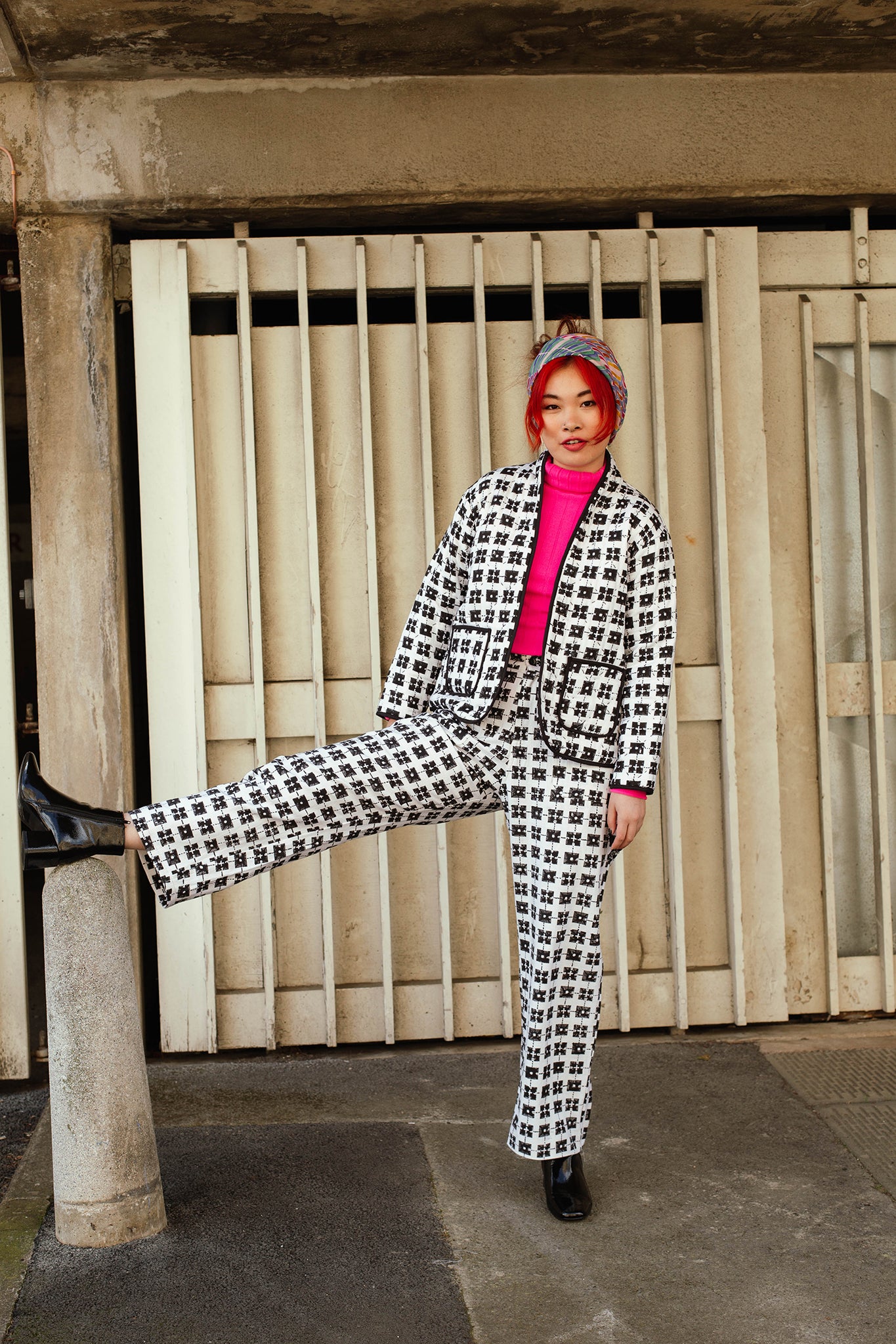 Utility trousers in 'Bric a Brac' print