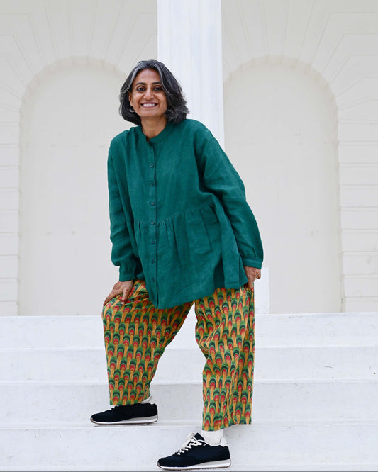 PRE-ORDER: Betty Blouse in 'Green'