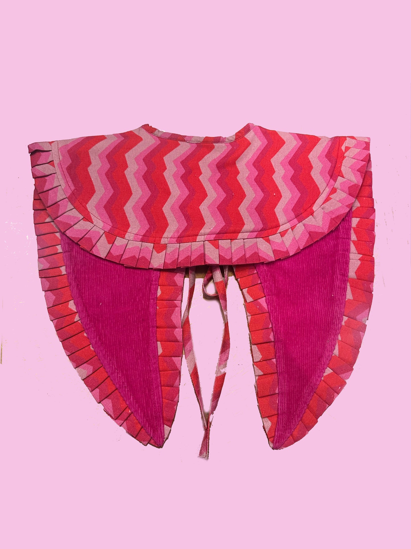 Reversible Heidi Collar in 'Pink Spark'