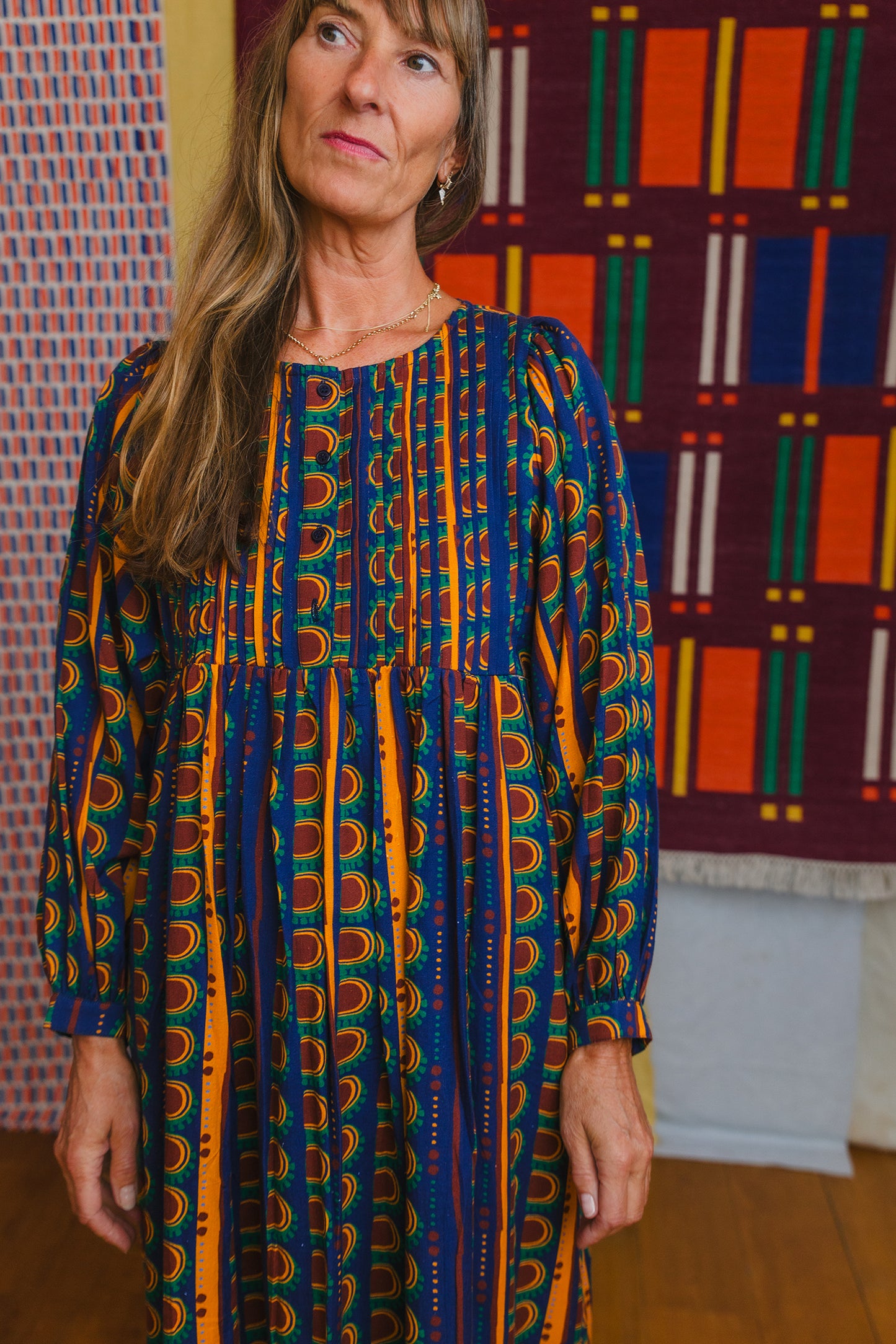Heidi Dress in 'Golden Bead'