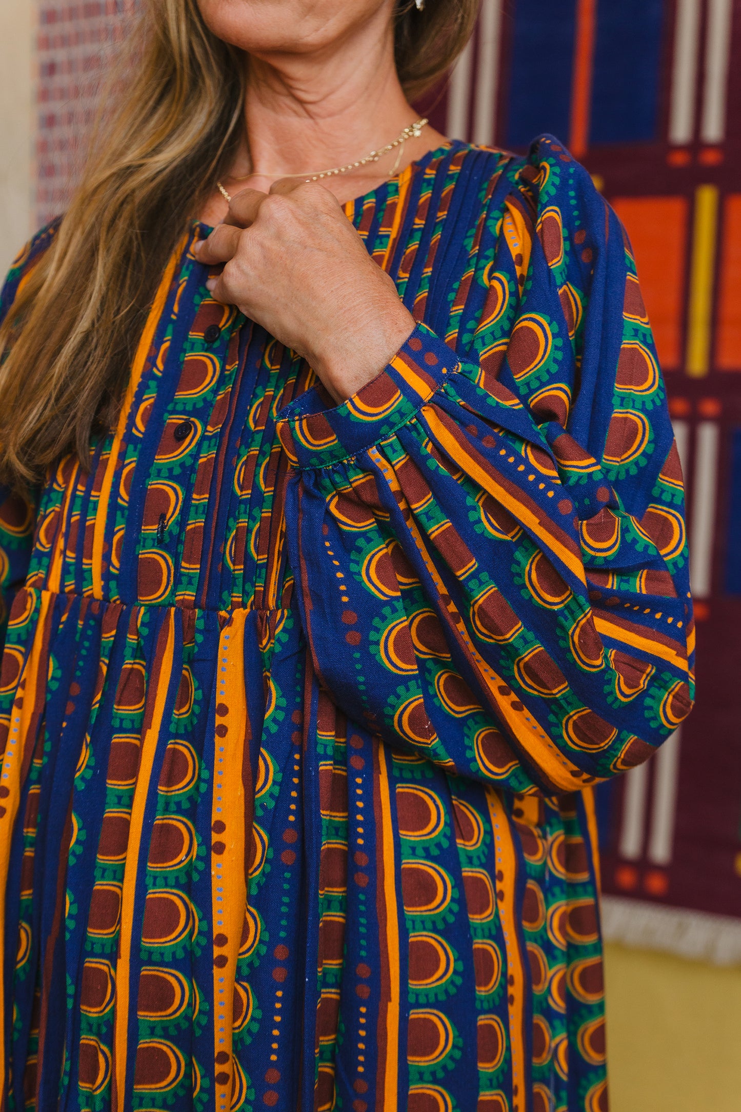 Heidi Dress in 'Golden Bead'