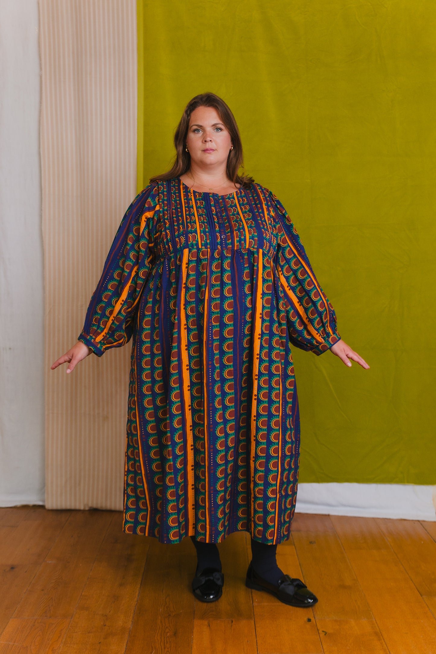 Heidi Dress in 'Golden Bead'