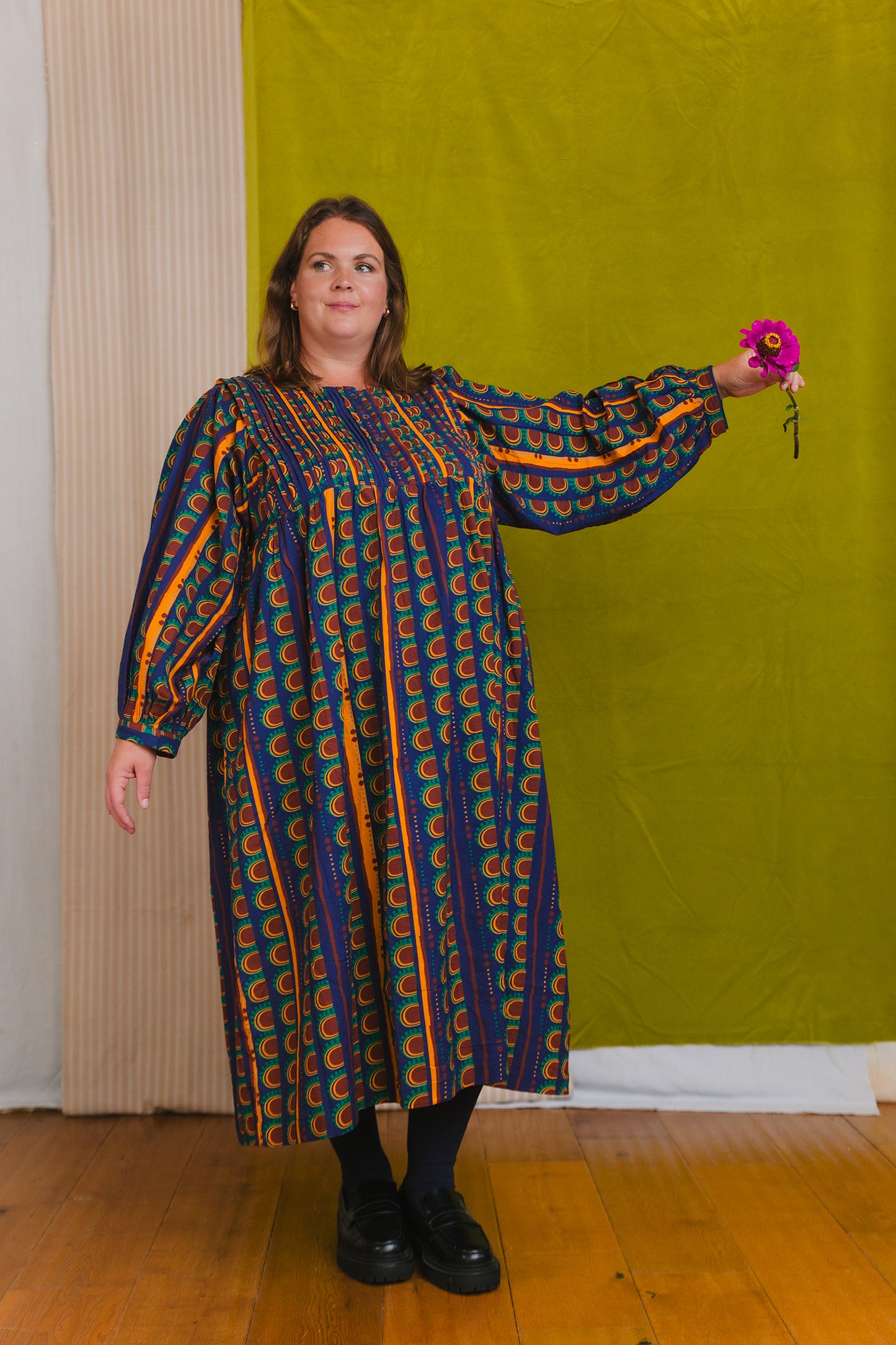 Heidi Dress in 'Golden Bead'