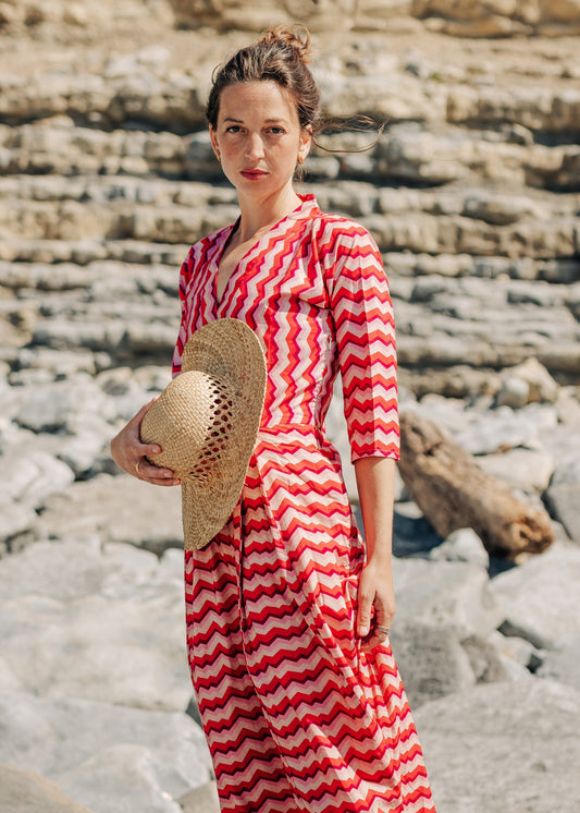 Lydia Dress in 'Pink Spark'