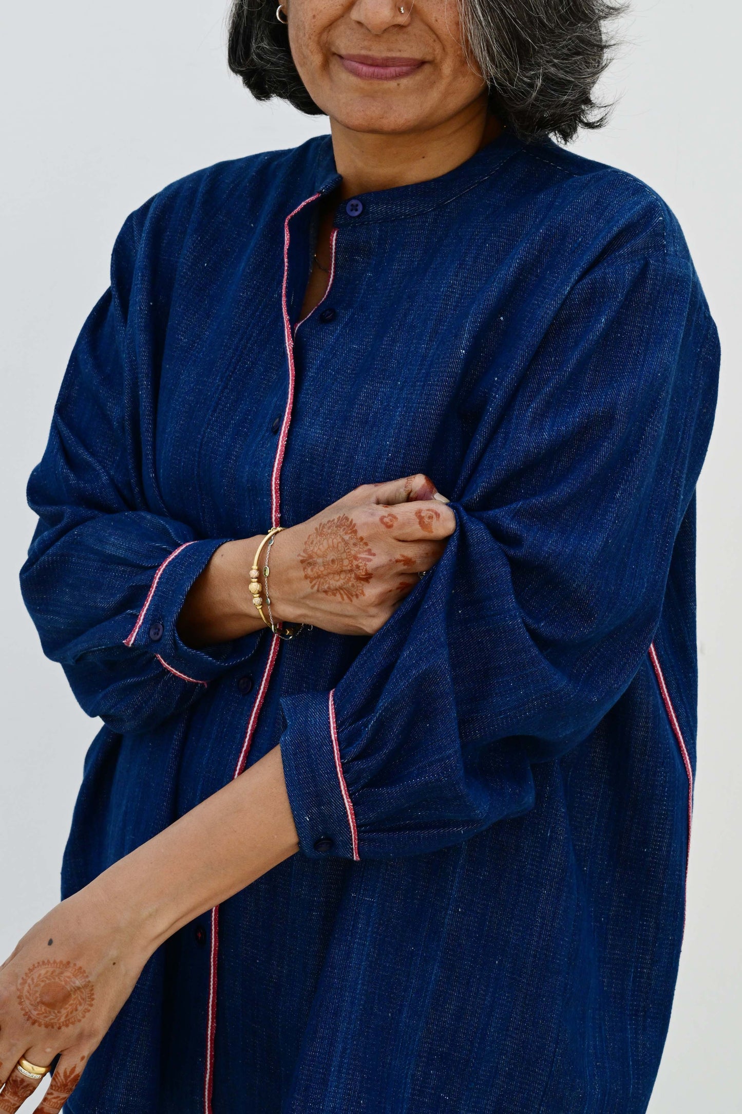 PRE-ORDER: Rita Blouse in 'Indigo'