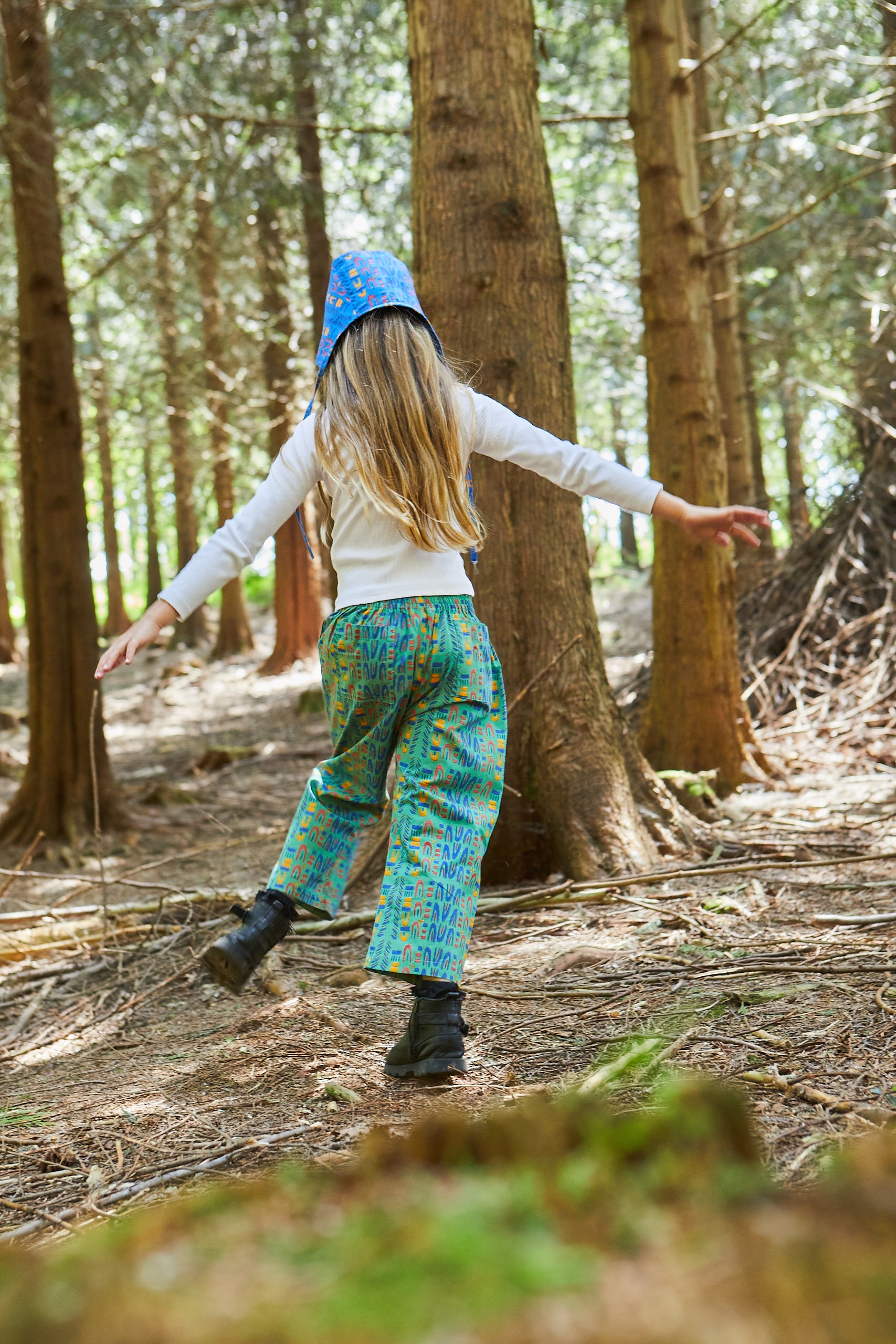 Kid's Trousers in 'Green Skydive' 0-6yrs