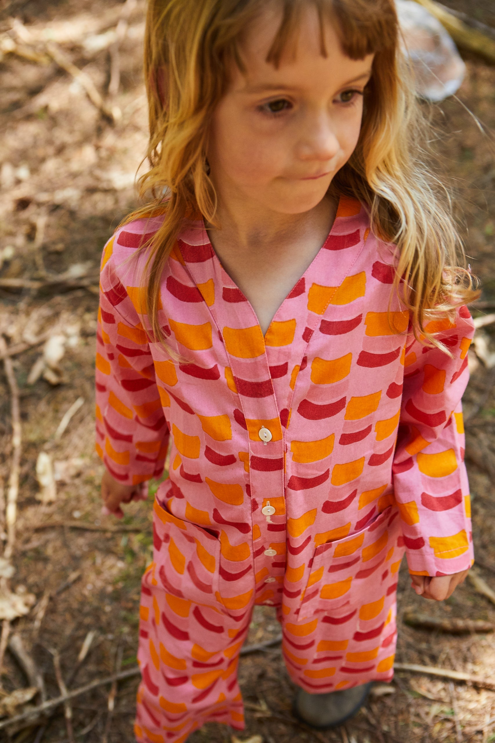 Playsuit in 'Citrus Segment' 0-6yrs