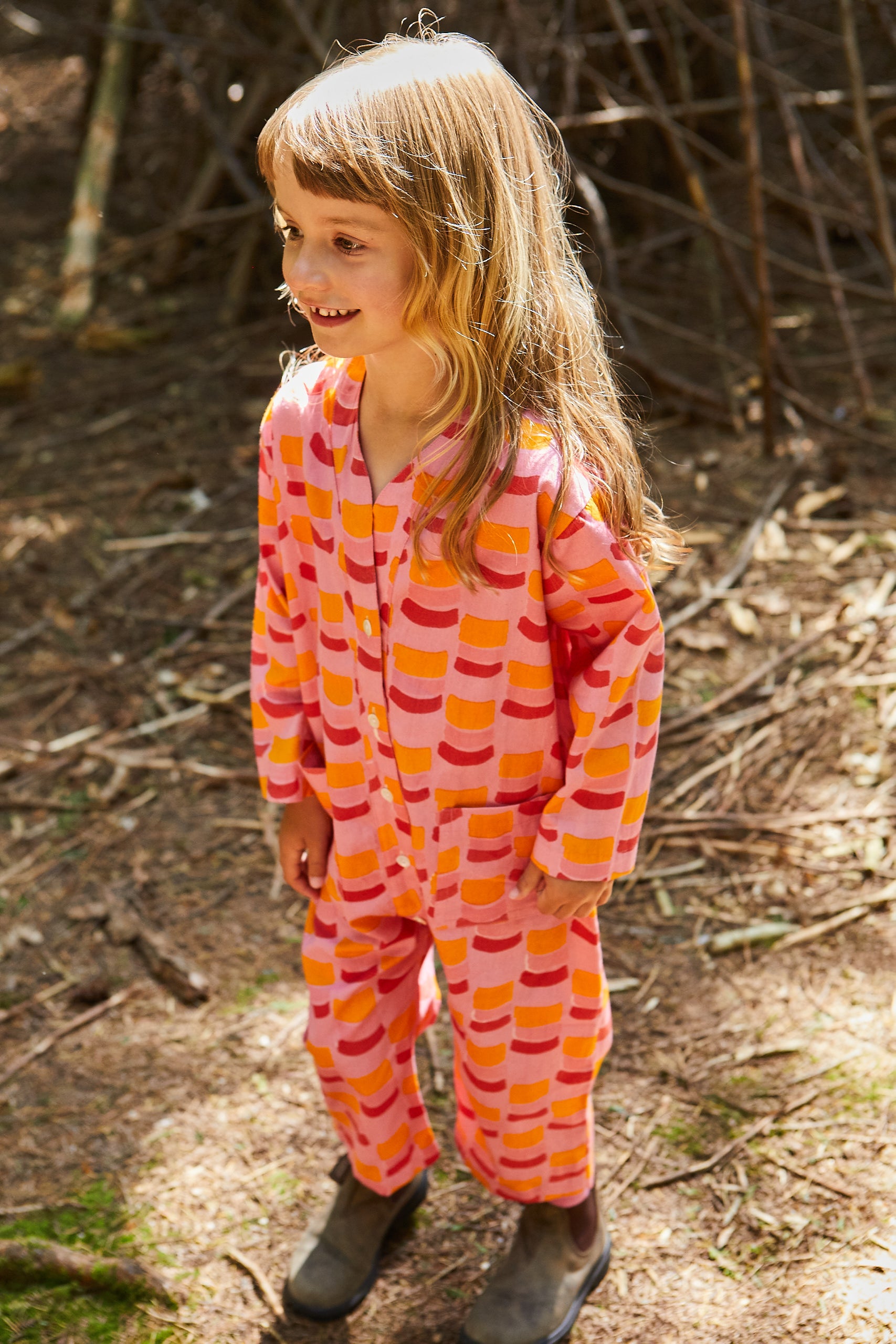 Playsuit in 'Citrus Segment' 0-6yrs