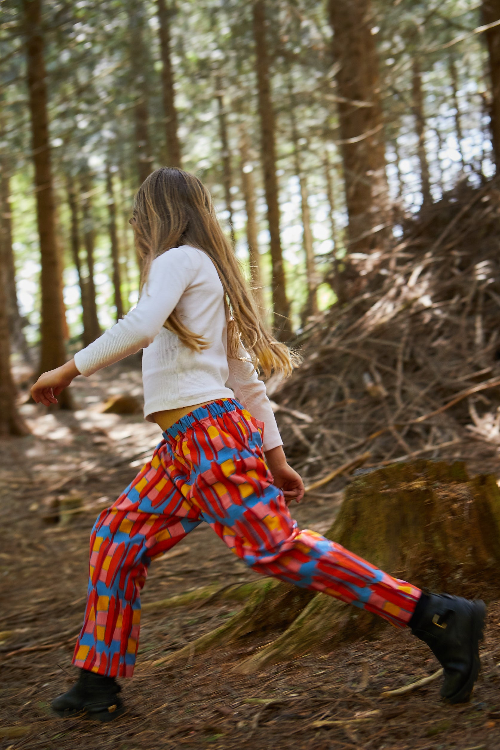 Kid's Trousers in 'Battenburg' 0-6yrs