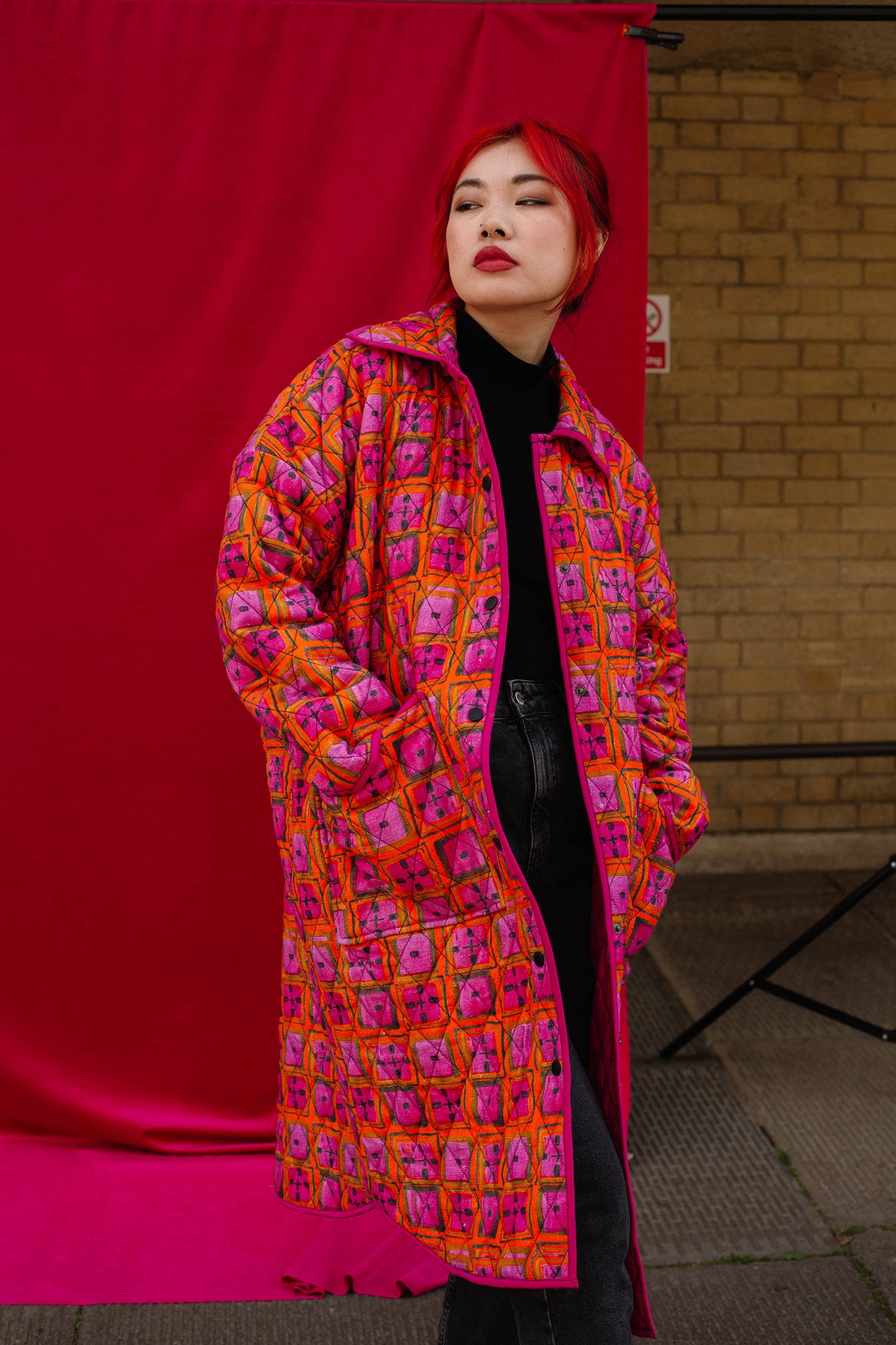 Quilted overcoat online