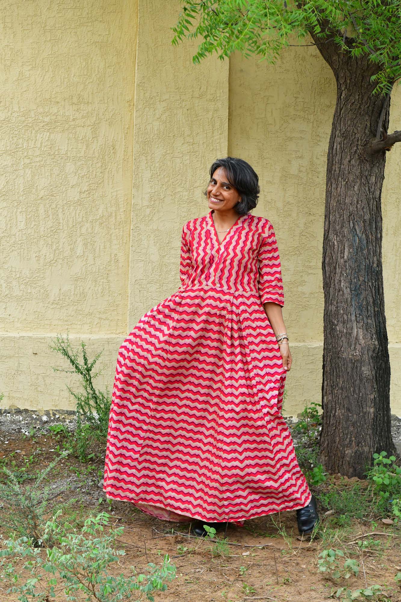 Lydia Dress in 'Pink Spark'