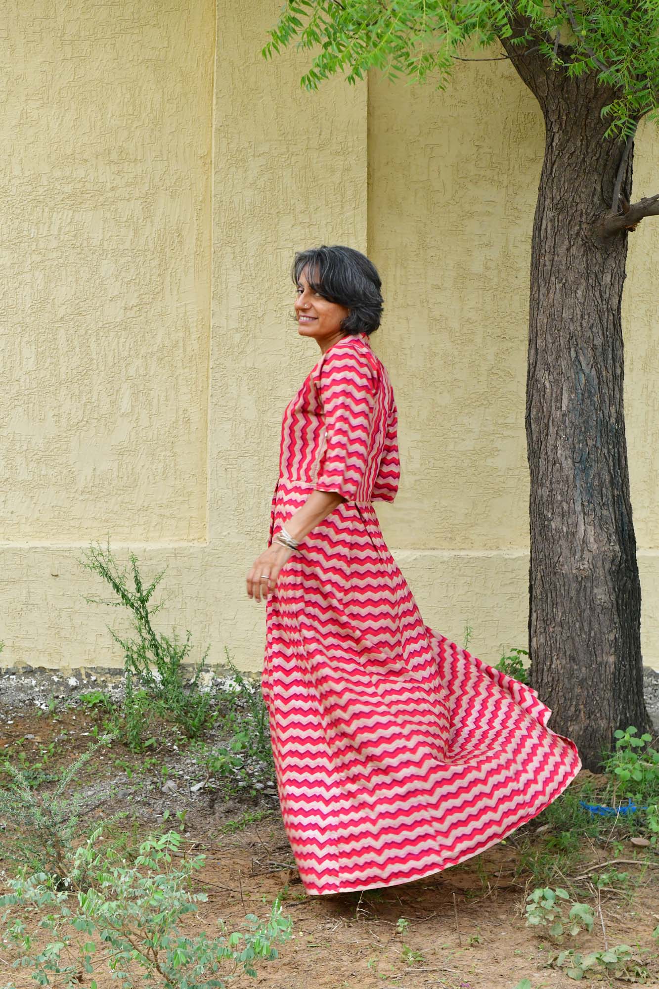 Lydia Dress in 'Pink Spark'