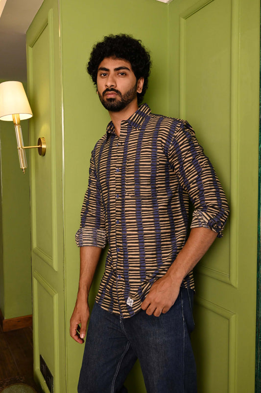 Robbie Shirt in 'Blue Tulip'