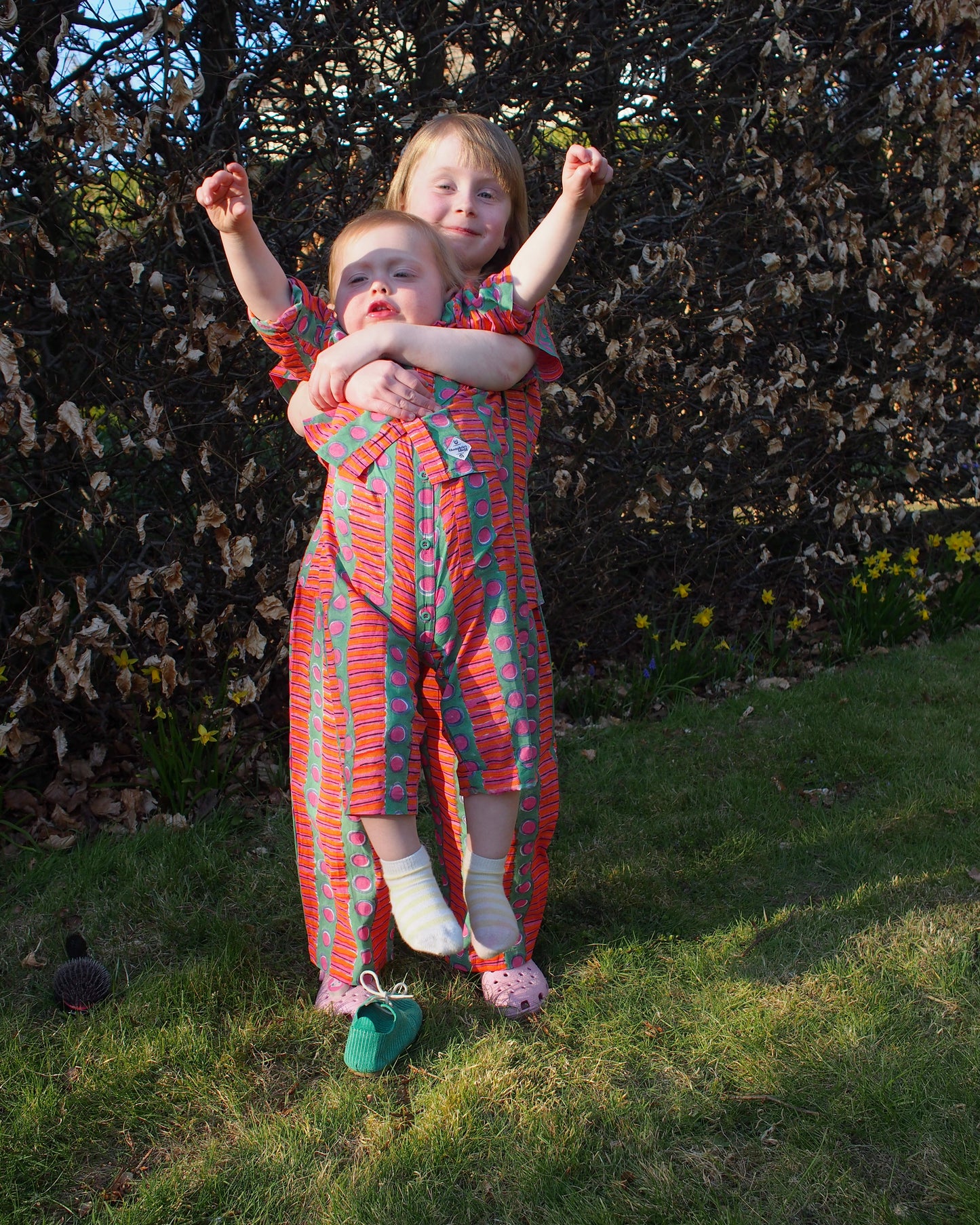 Kid's Short Sleeved Shirt in 'Orange Grove'