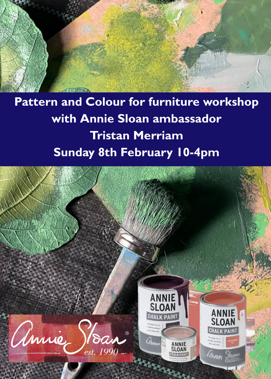 Pattern & Colour Workshop with Tristan Merriam of Doghead Designs and Annie Sloan brand ambassador