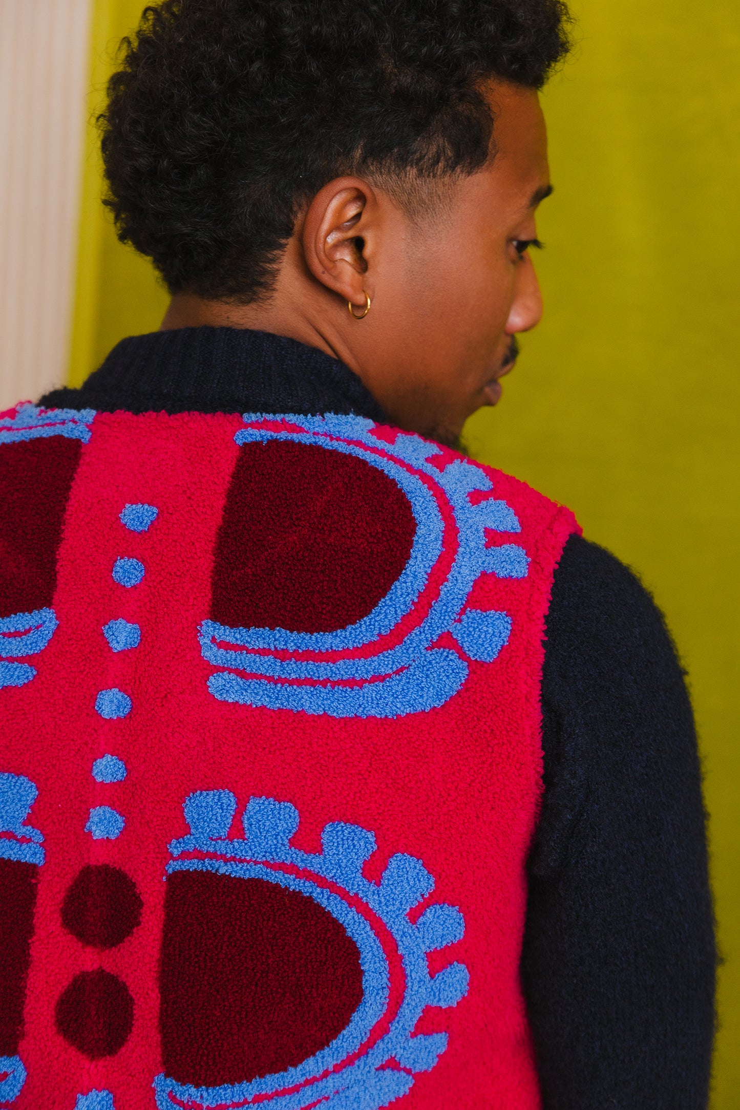 Patty Waistcoat in 'Raspberry Sunset'