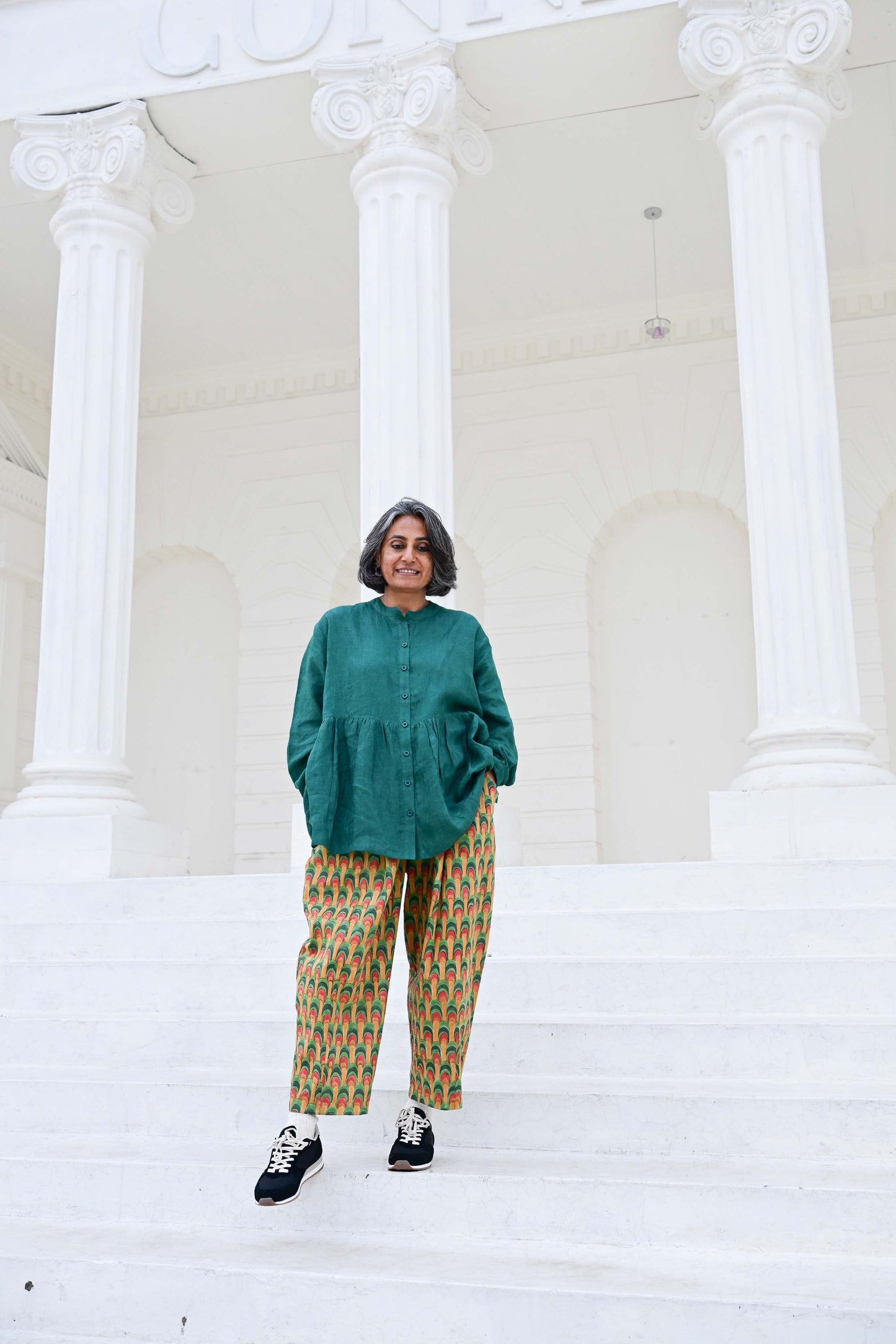 PRE-ORDER: Betty Blouse in 'Green'