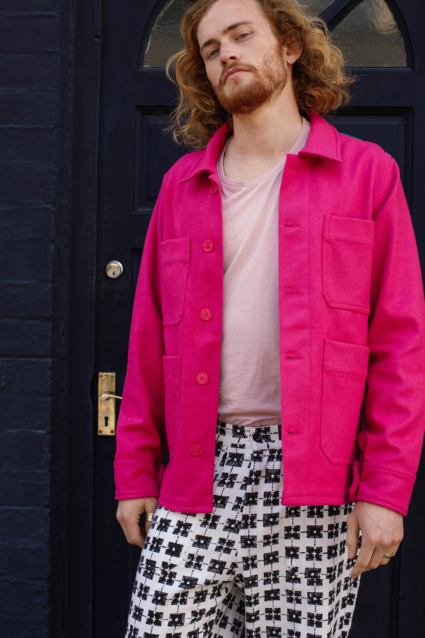 Utility trousers in 'Bric a Brac' print