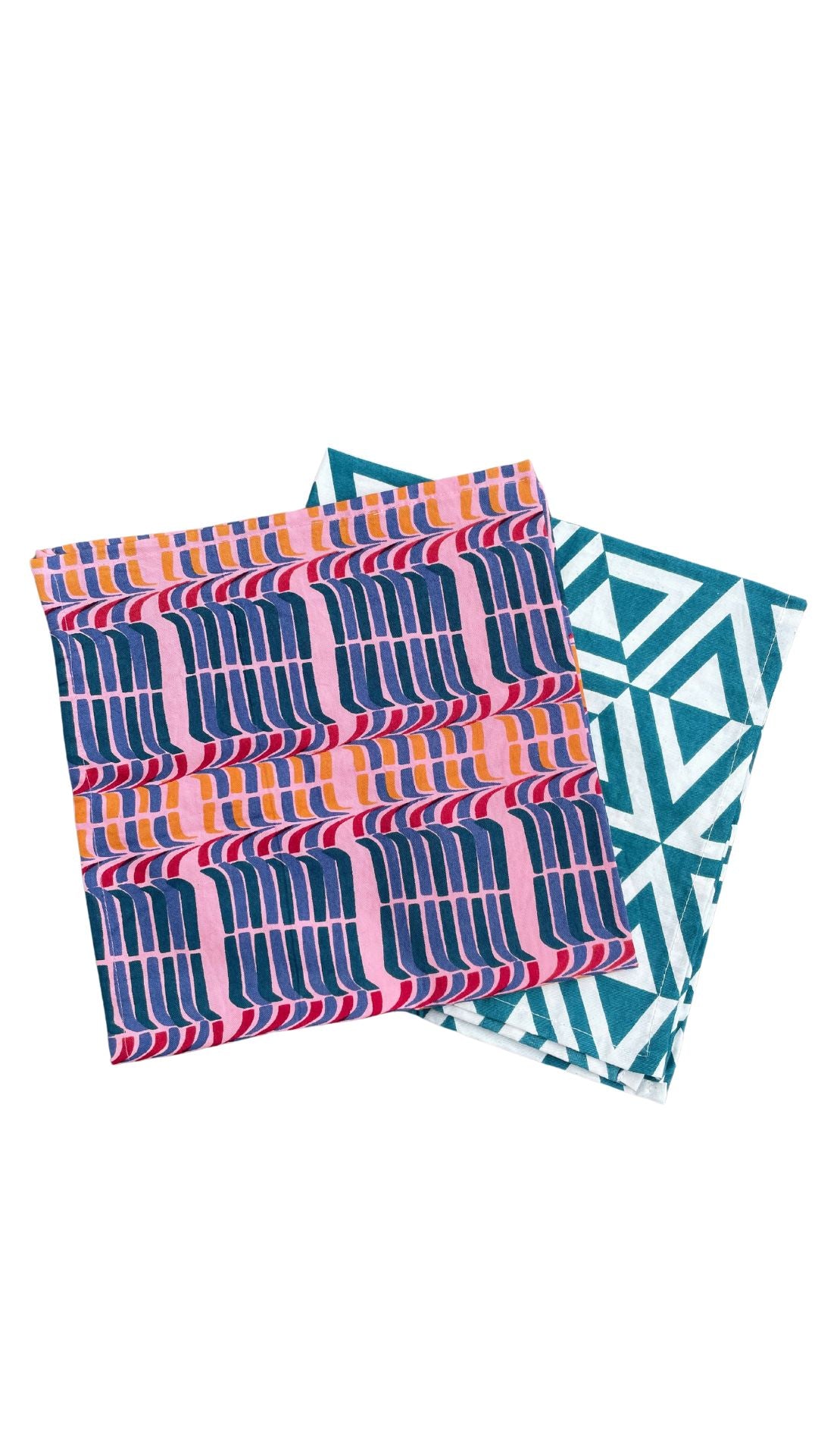 Napkin in 'Teal Honeycomb'