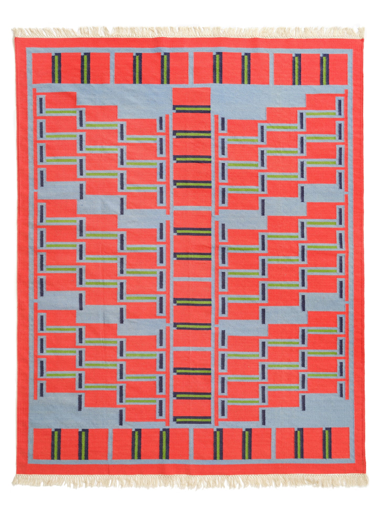 Woven Rug in 'Up & Down'