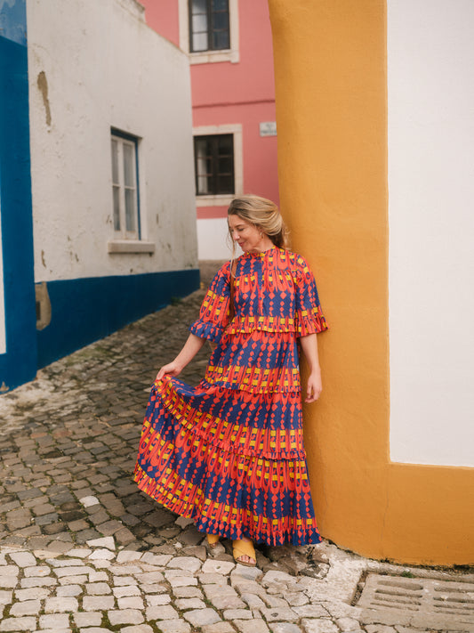 Frida Dress in 'Waterfall'