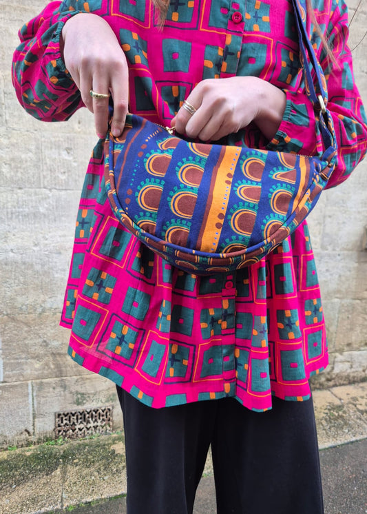 Cross Body Bag in Golden Bead