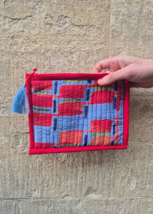 Quilted Pouch 'Up and Down'