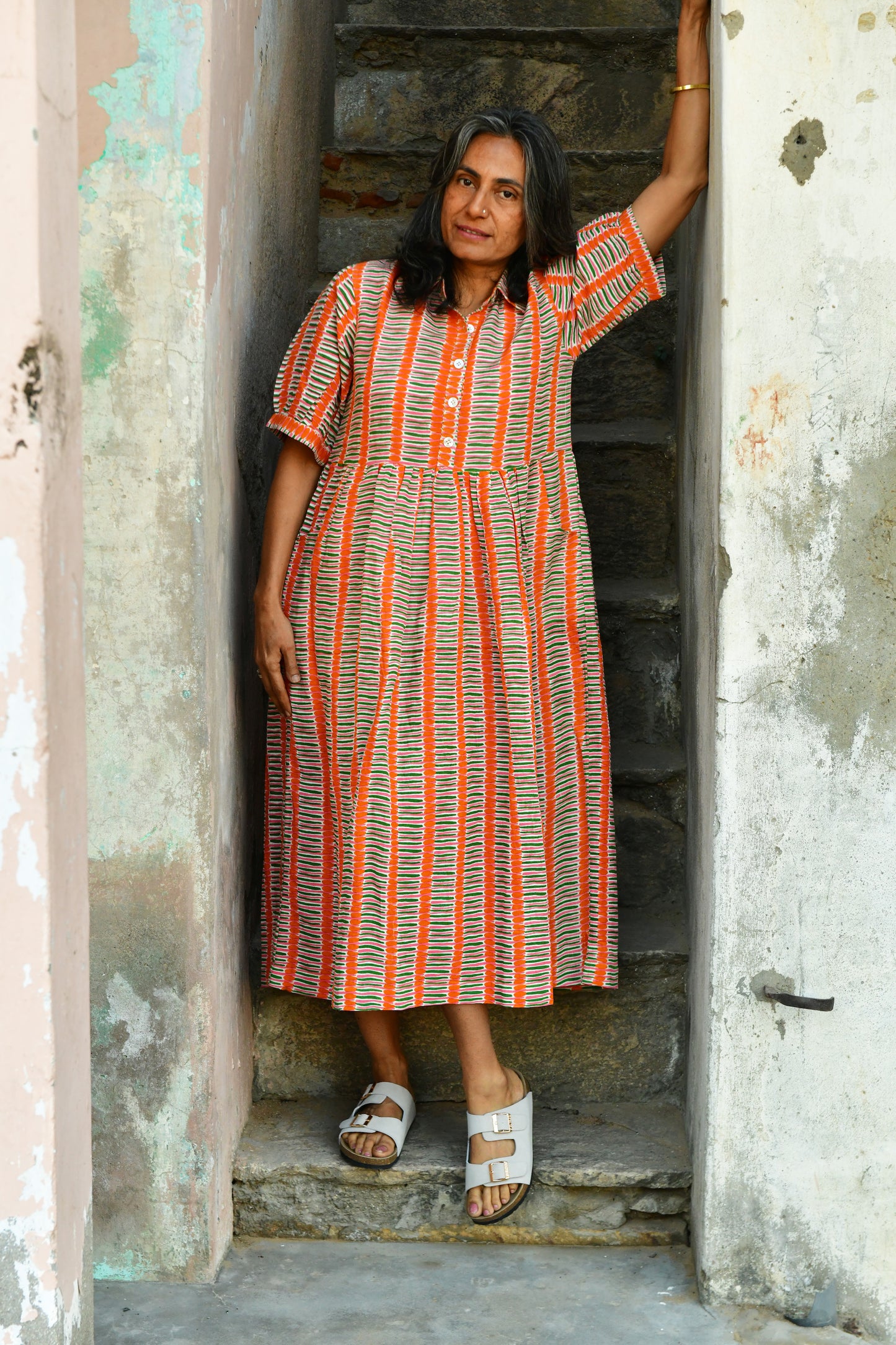 Ammie Dress in 'White Tulip'