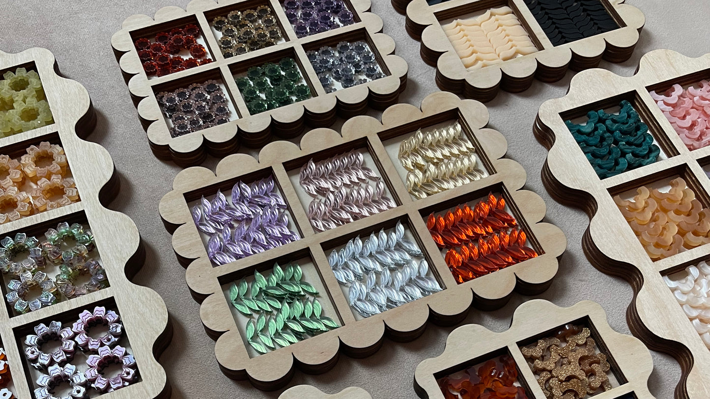 Create your own pair of joyful earrings with Rosa Pietsch