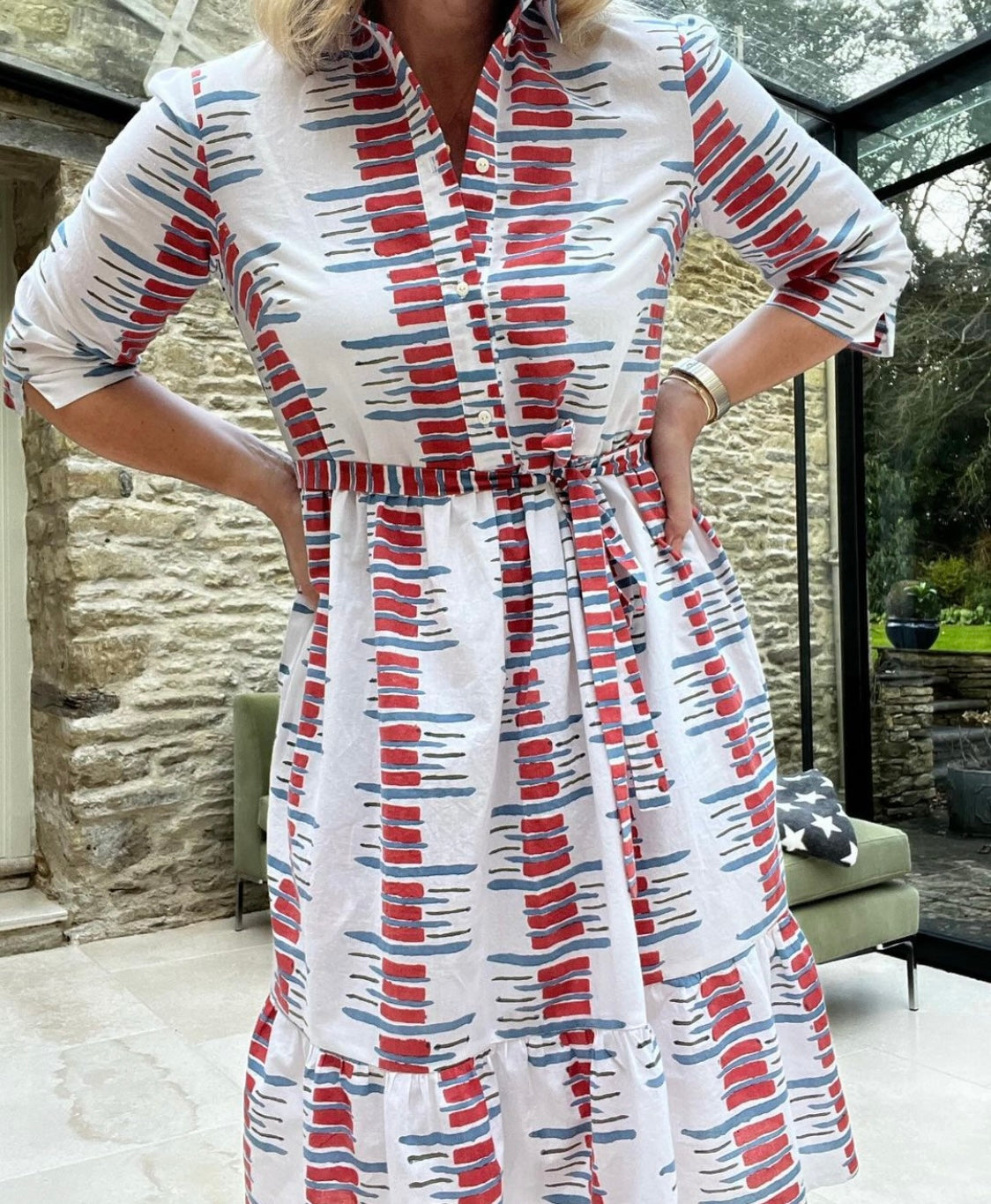 Dressmaking Fabric: Red Brick