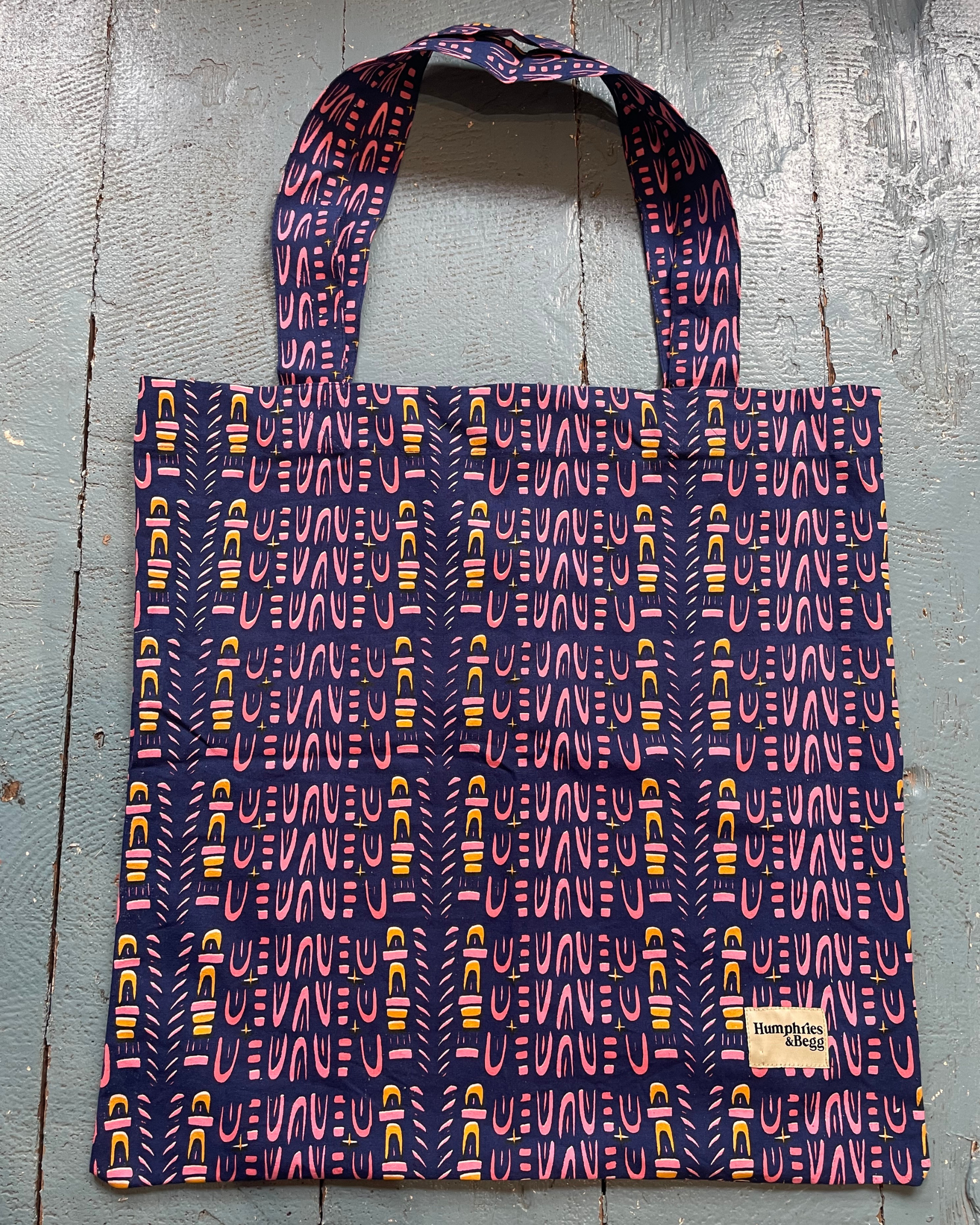 Giant Tote Bag in 'Navy Skydive'