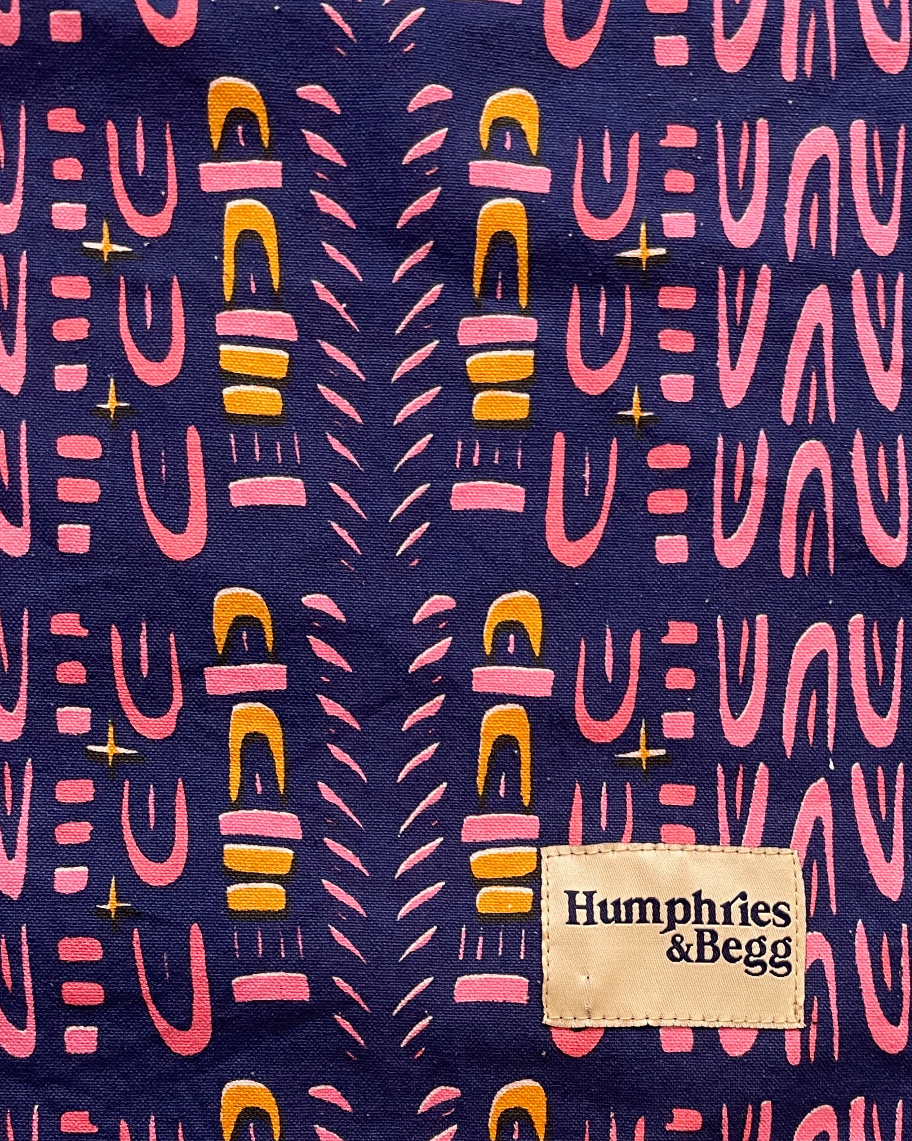 Giant Tote Bag in 'Navy Skydive'