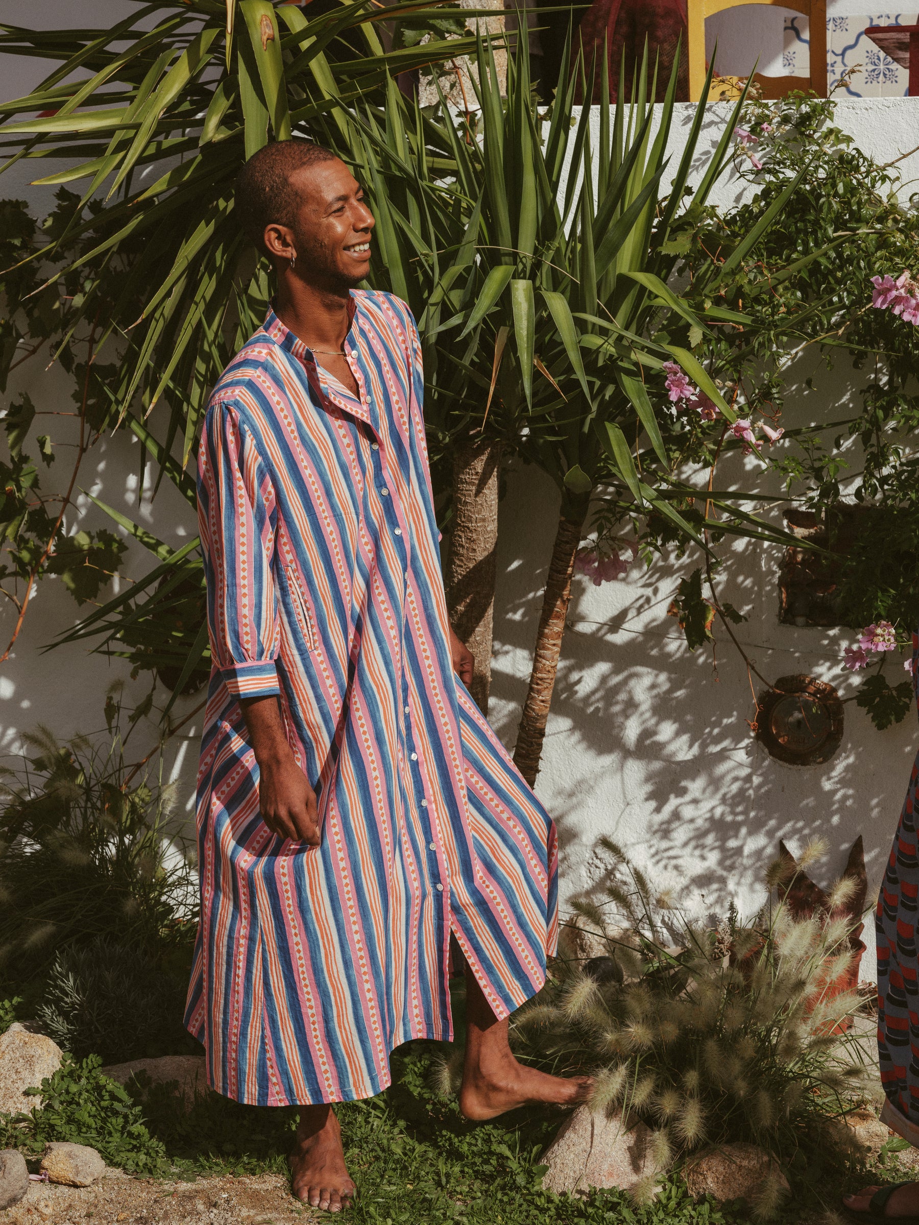 Beachy gown in Beach Stripe