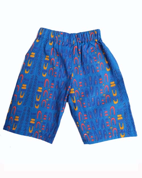 Kid's Trousers in 'Blue Skydive' 0-6yrs