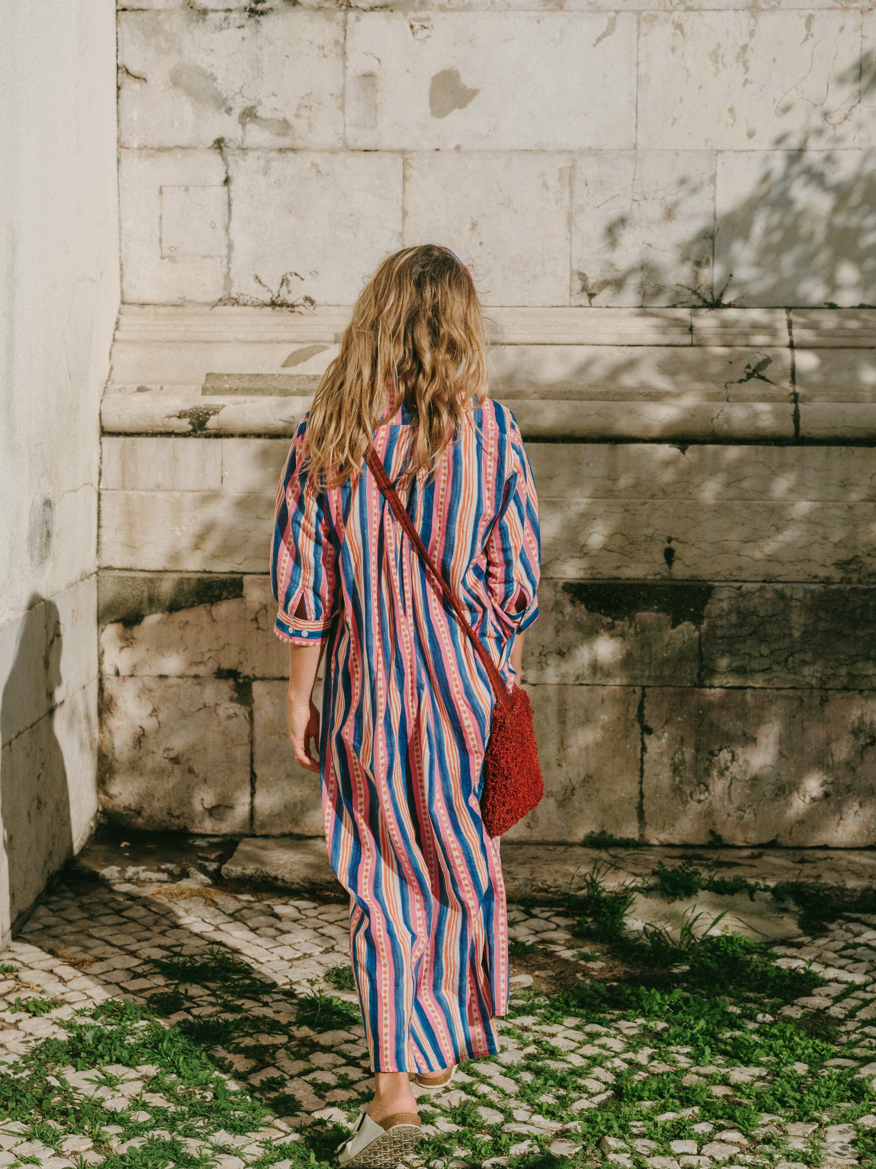 Beachy gown in Beach Stripe