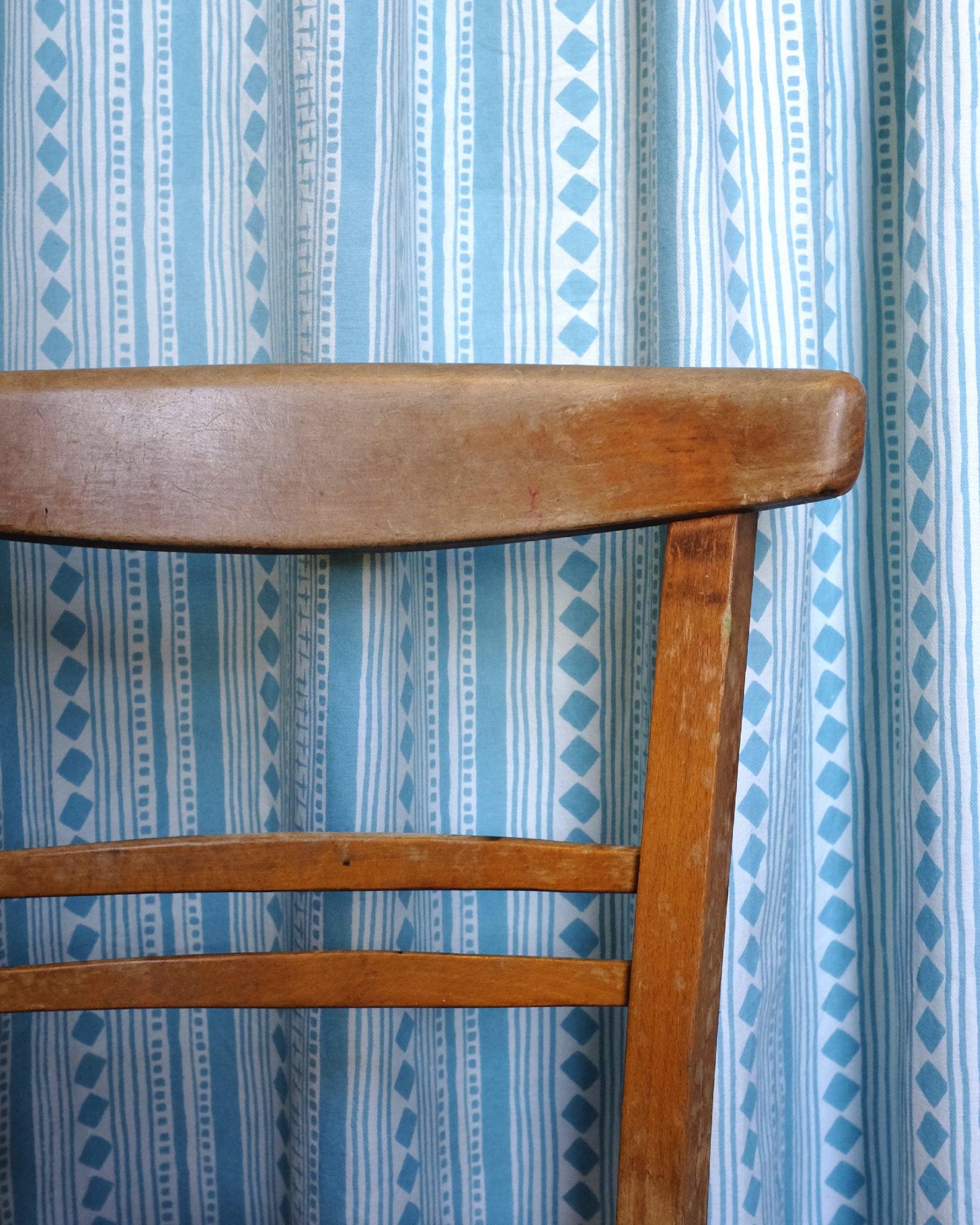 Fabric - Cotton - Cabaret Stripe - Aquamarine £25 p/m-Humphries and Begg