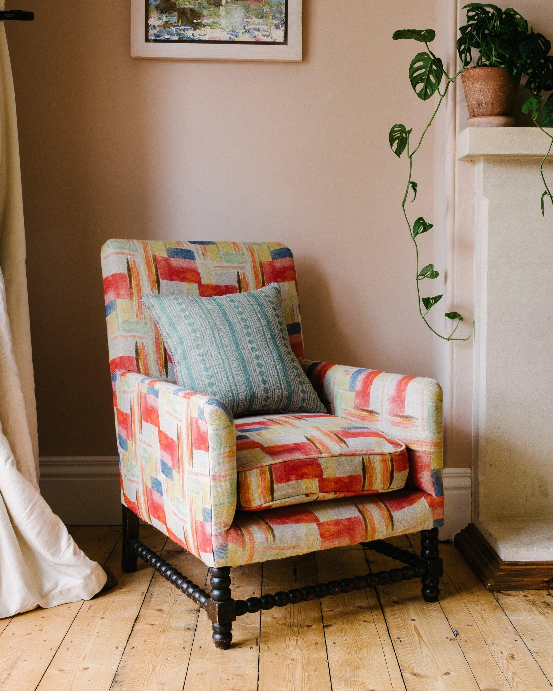 Fabric - Linen - Colour Dreamer £35 p/m-Humphries and Begg