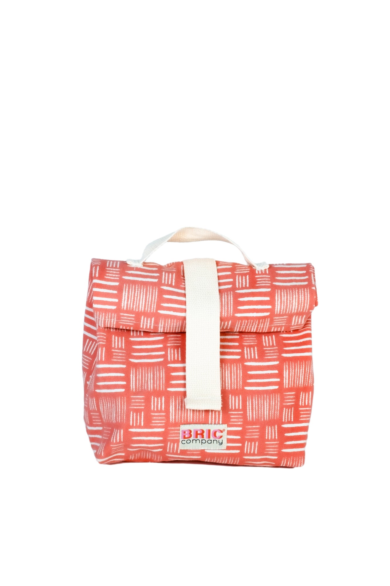 Kids Lunch bag in Rose Hash print Bric Collab-Humphries and Begg